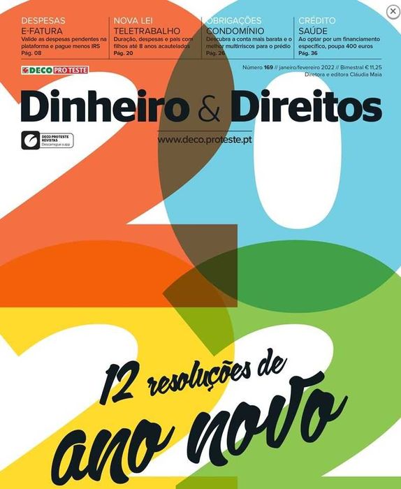 2 revistas dinheiro e direitos d DECO proteste - Lote 4