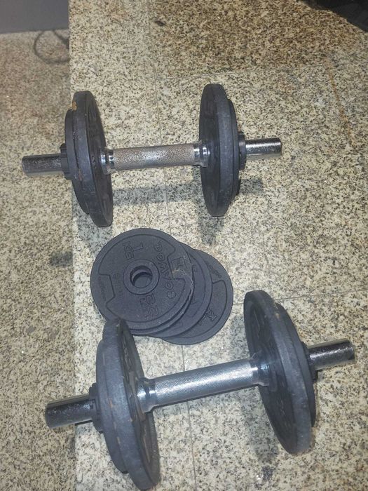 conjunto  de Musculaçao   vendido em conjunto ou em separado