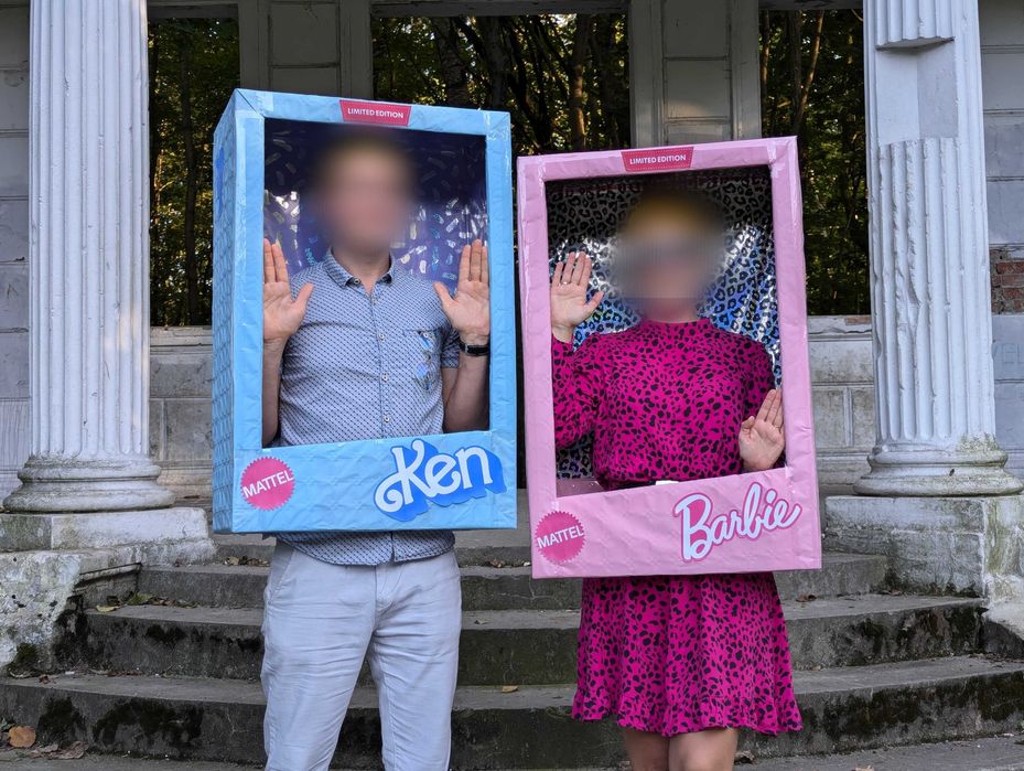 Barbie box, przebranie Barbie