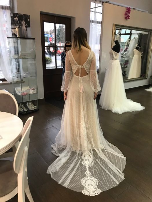 Suknia ślubna kolekcja boho rustykalna