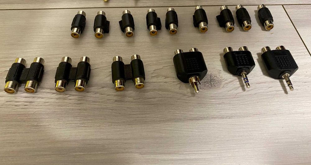 Перехідник, подовжувач RCA на тюльпан, RCA, для Т2, тюнера, телевізора