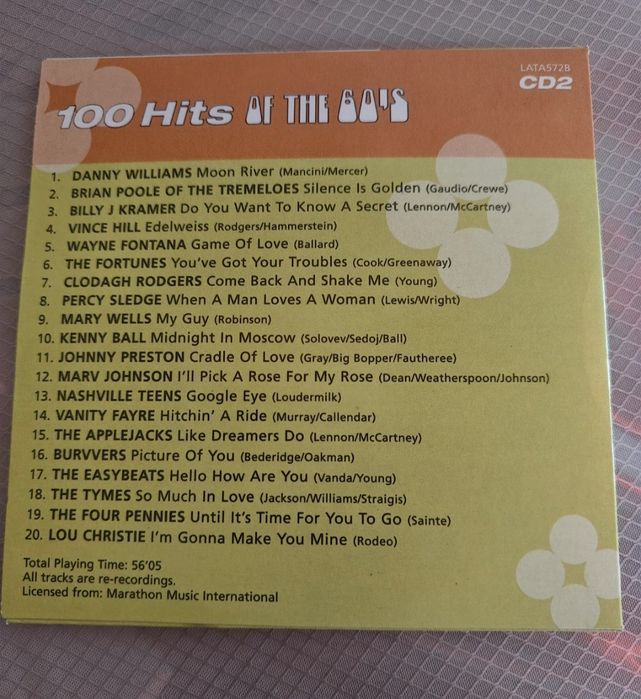100 hits of the 60,s