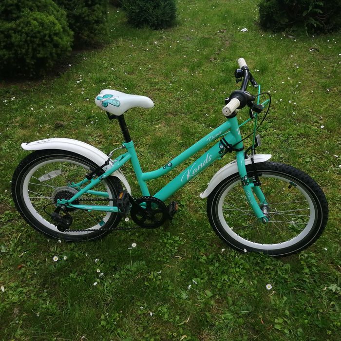 Rower dziecięcy 20" KANDS DORIS miętowy R24 gratis plecak