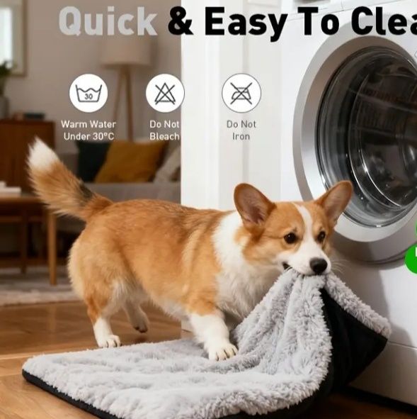 Лежак для котів, термокилимок