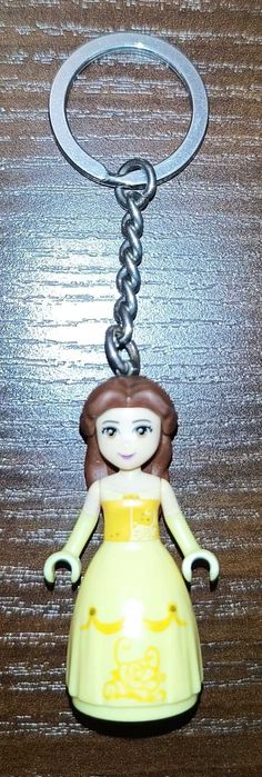 LEGO Disney Princess Bella i Arielka dwa breloki stan idealny.