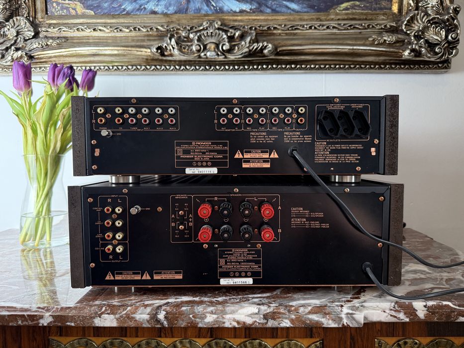 Pioneer Urushi końcówka mocy  M90   C90 + cała dokumentacja