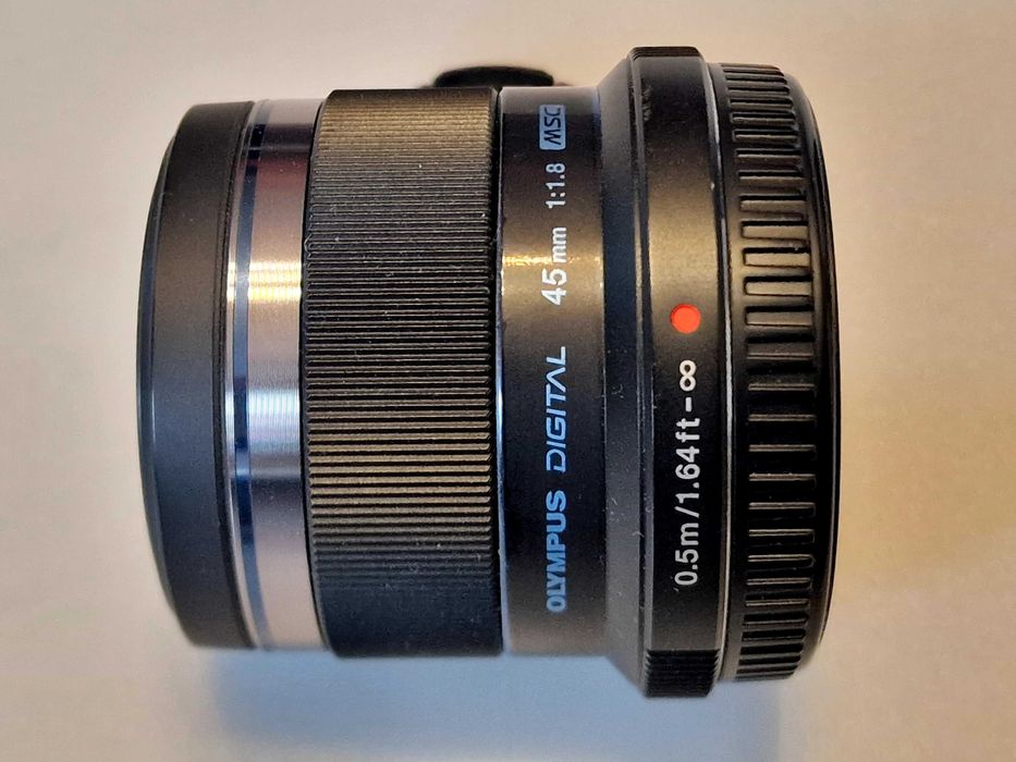 Obiekty Olympus M.Zuiko Digital 45mm F1.8 Czarny Muszyna • OLX.pl