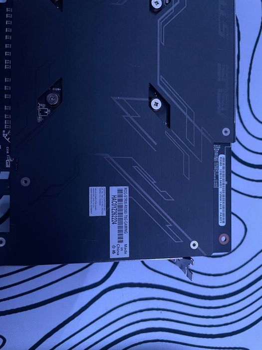 Відеокарта ASUS RX 580 Strix TOP AREZ 8gb