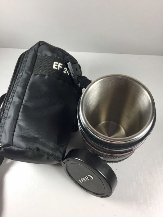 Copo Térmico - Lente Camera Fotografica 350ml Canon