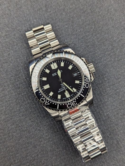 Seiko Black diver mod czarna klasyka