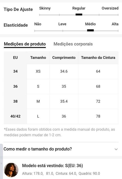 Minissaia Rodada Cintura Alta Feminino Preto Como Novo M/38