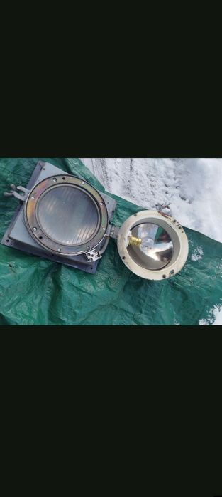 Stara lampa PKP tył wagonu