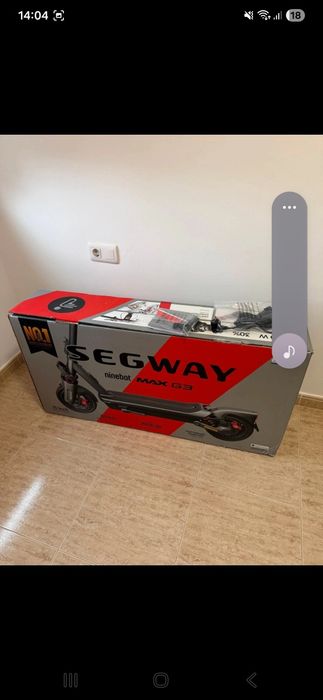 Trotinete segway Max G3