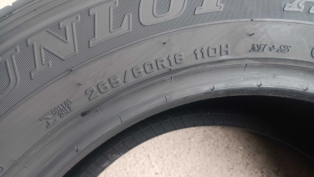 265/60/18 Dunlop AT 20 grandtrek