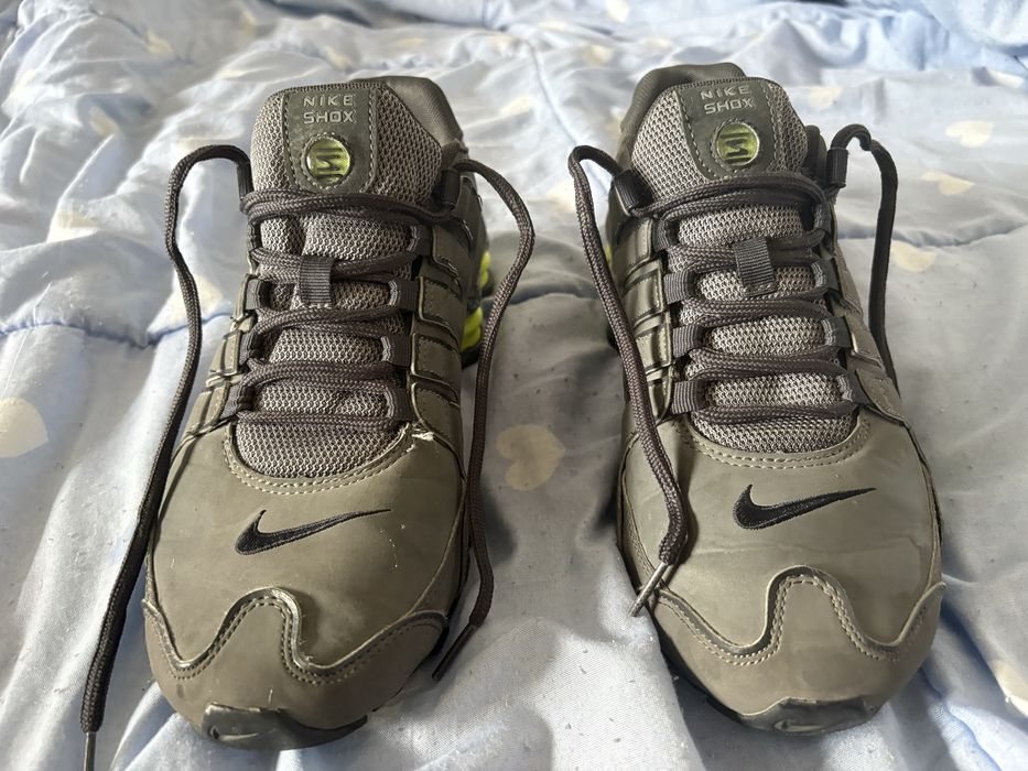 Buty Nike Shox NZ szaro-zielone (Volt) rozmiar 41