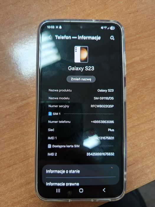 Samsung Galaxy S23 5G 256 GB – kolor kremowy | Idealny