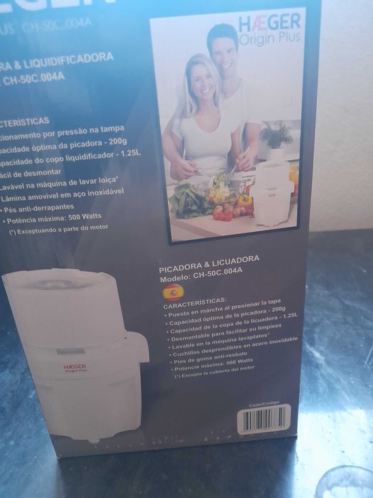 Picadora e liquidificadora nova