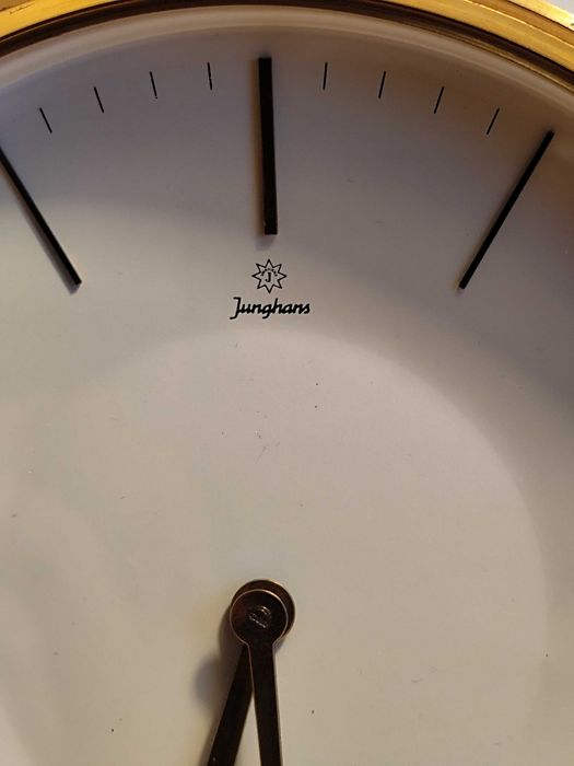 Zegar "biurkowy" mechaniczny Junghans, lata 60-te