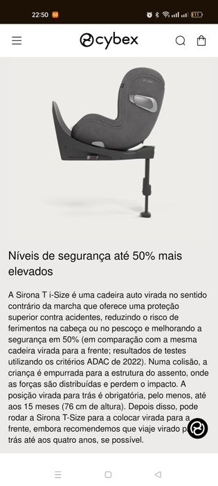 Cybex Sirona usada