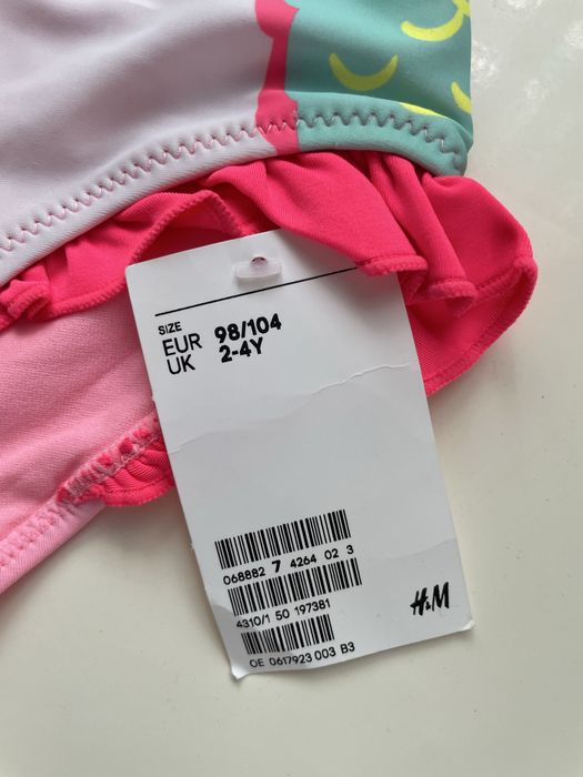 Купальник H&M розмір 2-4 новий Оригінал