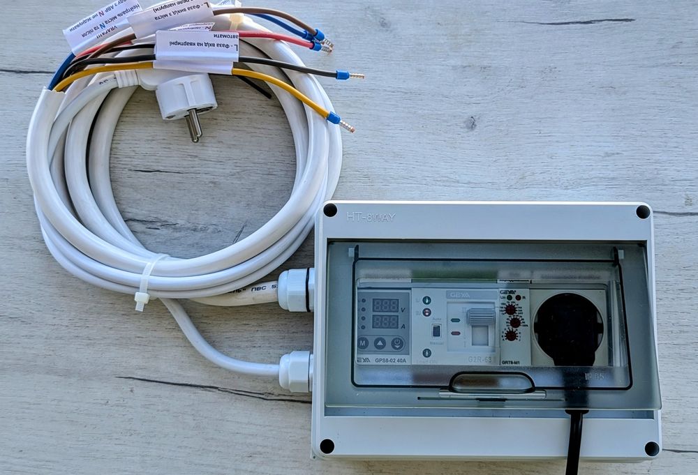 Щит АВР автоматичного вводу підключення EcoFlow, Bluetti, інверторів..