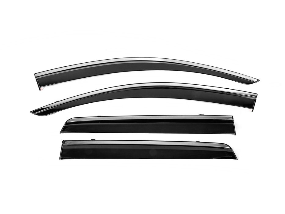 Dodge Journey 2008-2020 Вітровики з хромом Niken (4 шт)