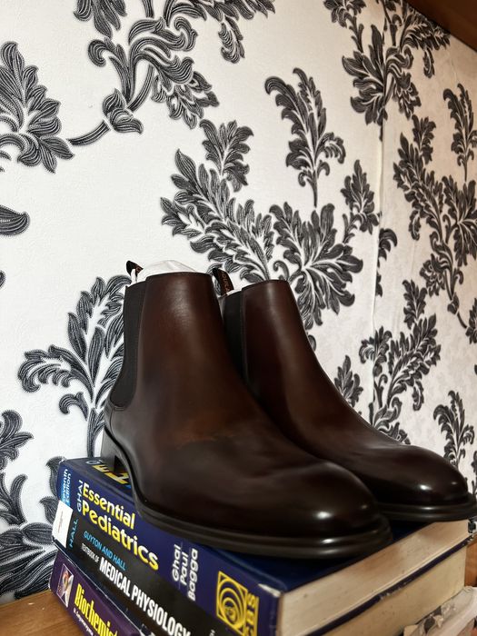 Нові шкіряні чоботи челсі преміум-класу AQUILA BURNELL 45