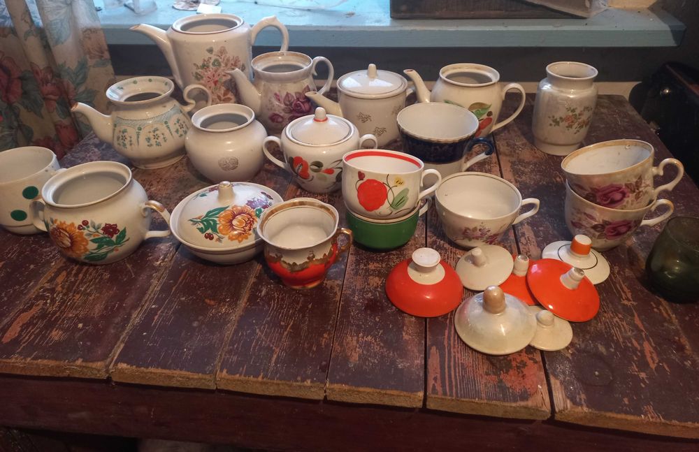 Фарфор радянський посуд заварник молочник