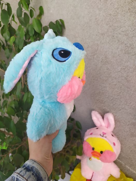 Утка Lalafanfan Cafe Mimi Duck плюшевая модная игрушка