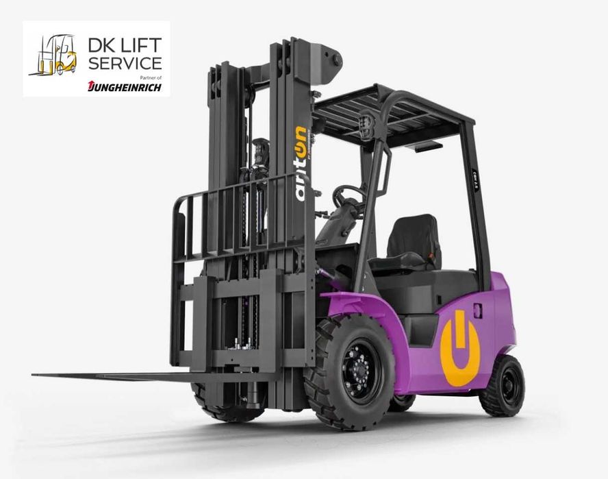 Wózek widłowy Elektryczny ANTON CBH 3.0 v3 3t 3000kg, triplex 4,8m, kabina,