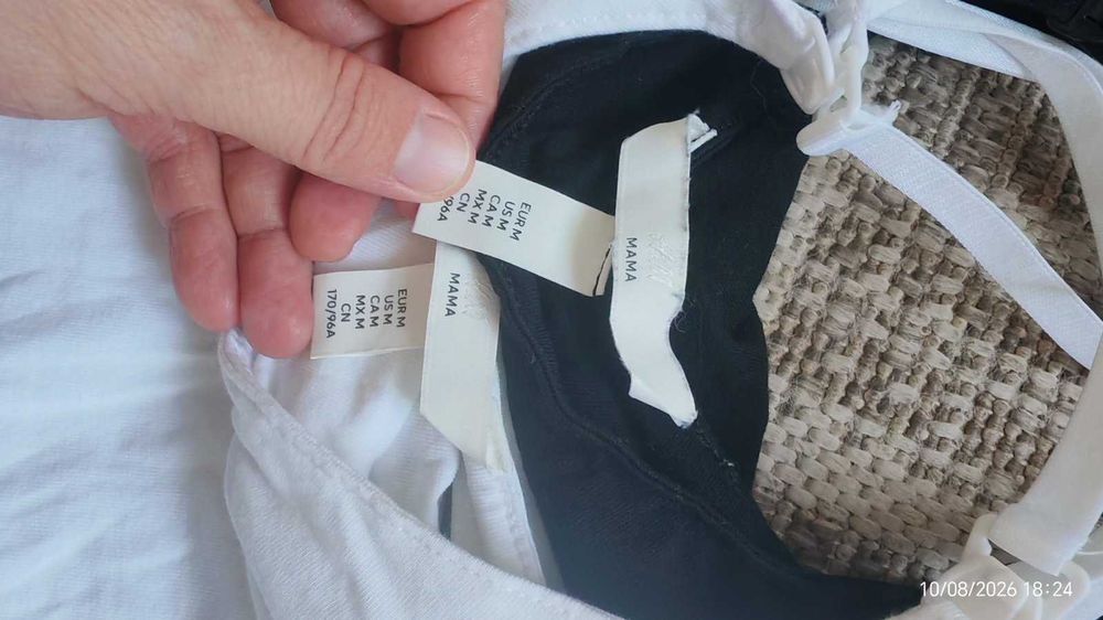 Котонові майки для годуючих мам H&M, розмір М