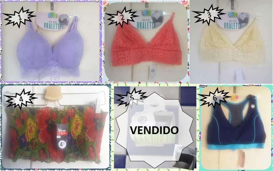 Bralettes/Bras/Bandeaus (NEW, with tags!) - Between €2 and €5!64552055509505120