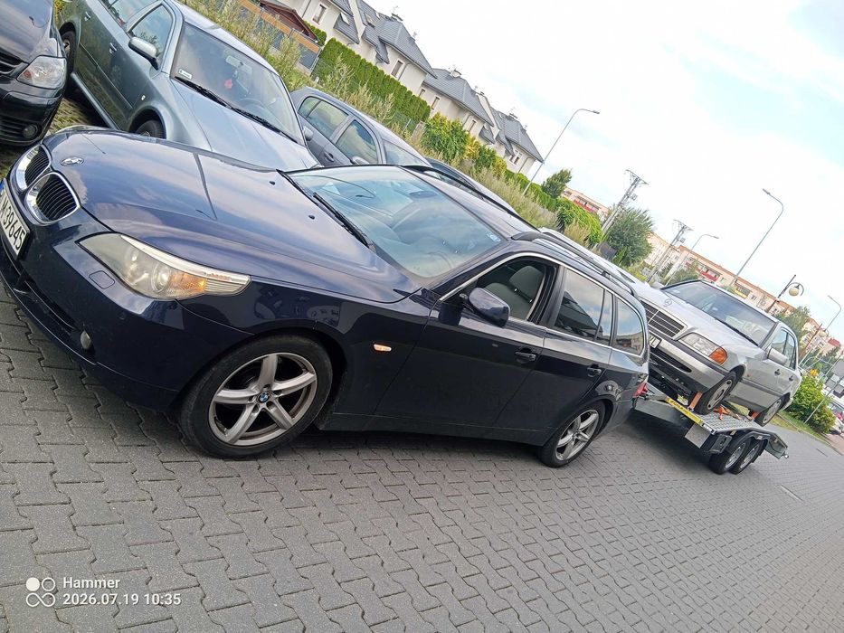 bmw e61  2.5 diesel 291tys przebiegu nowe turbo + olej doinwestowana manual