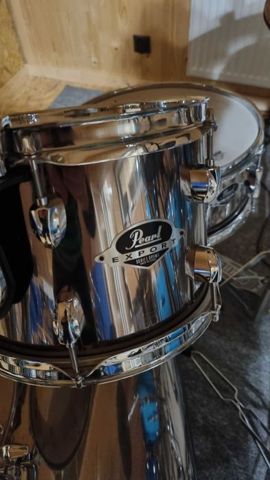 PEARL EXPORT+talerze - perkusja-kompletny zestaw!