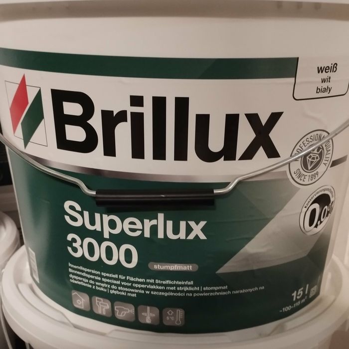 Farba biała 15 litrów