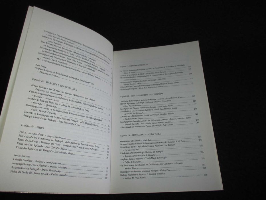 Livro O Estado das Ciências em Portugal José Mariano Gago