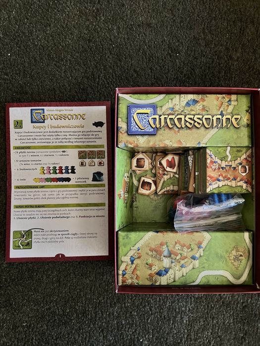 Carcassonne z dwoma rozszerzeniami