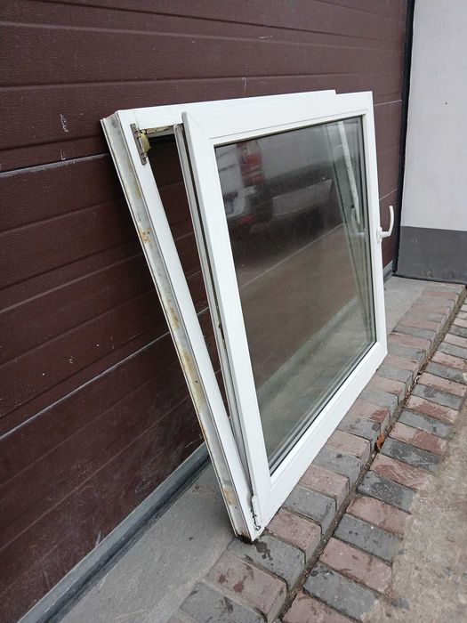 Okno jednoskrzydłowe 117x114/117 pcv plastikowe okna DOWÓZ CAŁY KRAJ