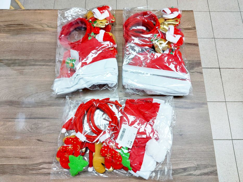 5 Czapka Mikołaj Boże Narodzenie 7 Opaska Do Włosów 6 Opaska Slap Rękę