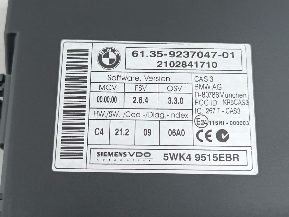 Centralina de Ignição - BMW 1 (E87) | 03 - 13