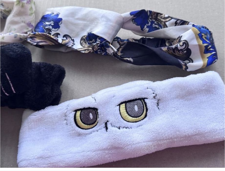 Набір повʼязка для волосся, солоха, ободки, бігудь