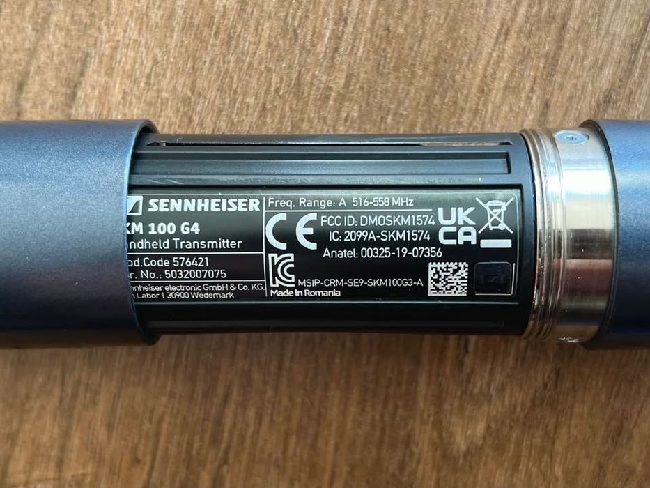 Mikrofon Sennheiser SKM100 G4 [pasmo A - 516-558 MHz]