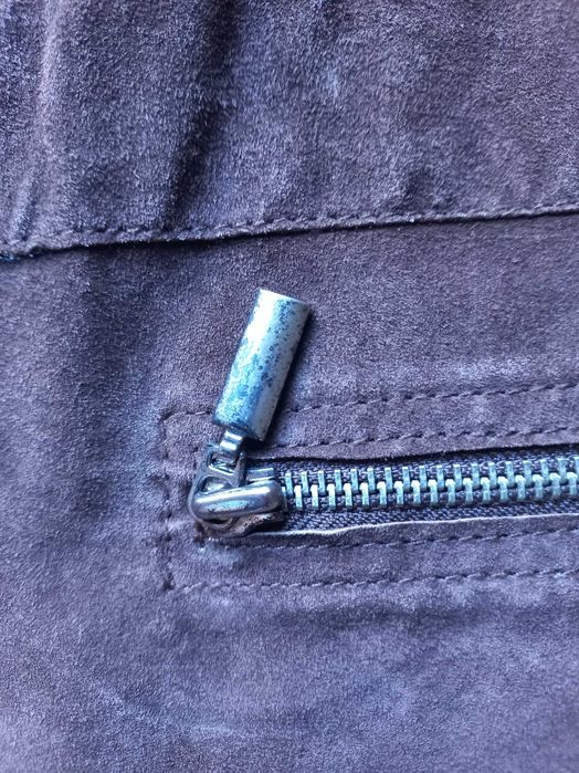 Женская куртка жакет из натуральной замши