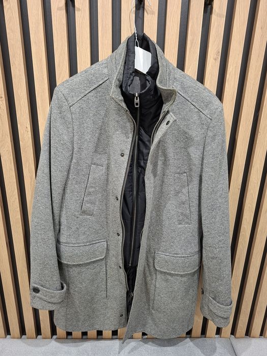 Płaszcz męski szary