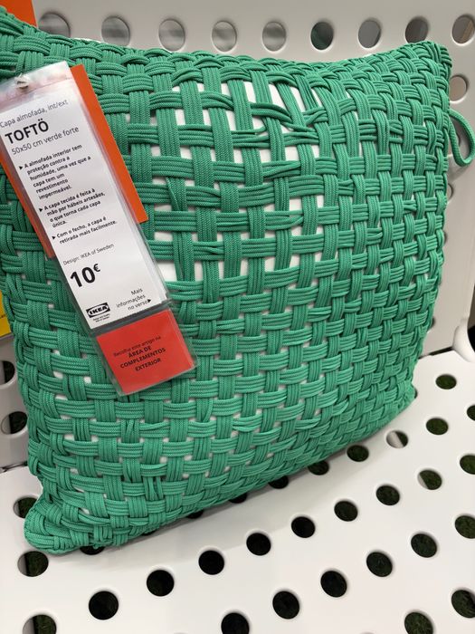 2 capas exterior Ikea para almofada