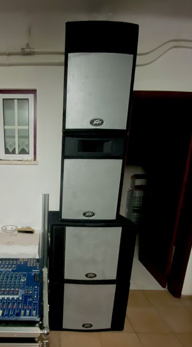 Sistema de PA Completo Peavey Pro 15 + Subwoofers + Amplificador HSD M3