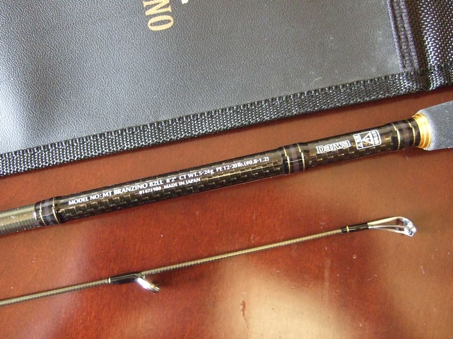 Спінінги Gamakatsu Luxxe..,  Daiwa Morethan Branzino та Gekkabijin.