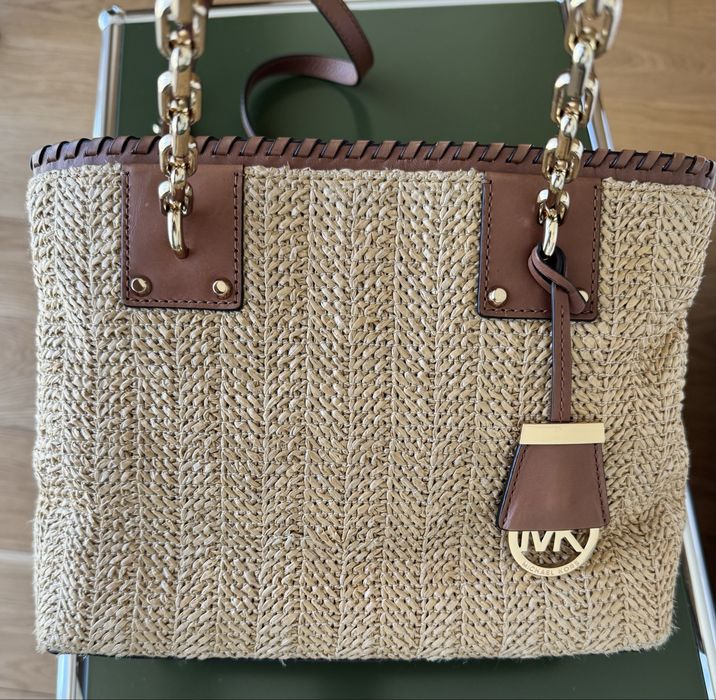 Bolsa em rafia Michael Kors