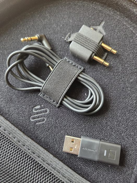 Sennheiser Momentum 4 + Dongle BTD 600 (aptX) | Stan b. dobry | Zestaw