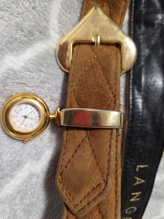 Ремінь , жіночий з годинником , шкіряний